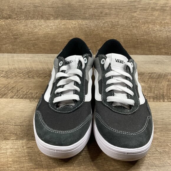 VANS Cruze Too CC Multi Block Dark Gray Canvas Suede Shoe Mens 8.5 Womens 10 NEW - Picture 3 of 9